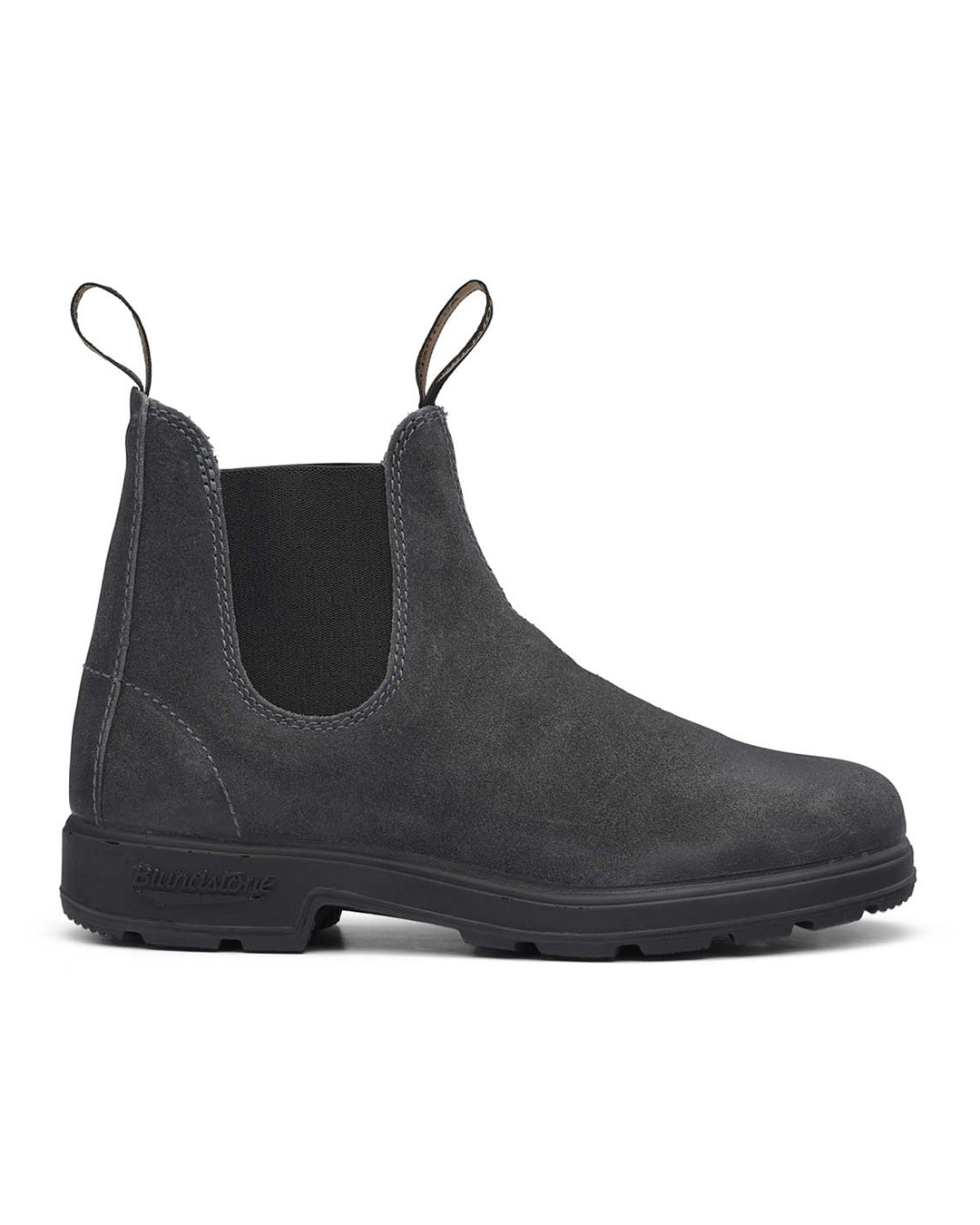 Blundstone 1910 Steel Grey Wax Suede Chelsea Boots