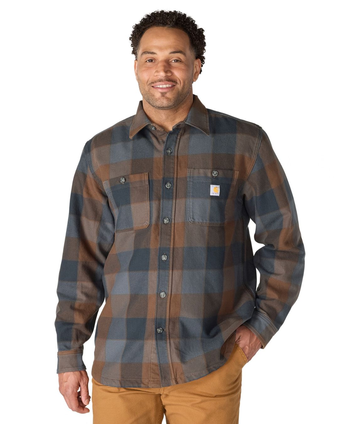 Carhartt Everett Loose Long Sleeve Plaid Shirt