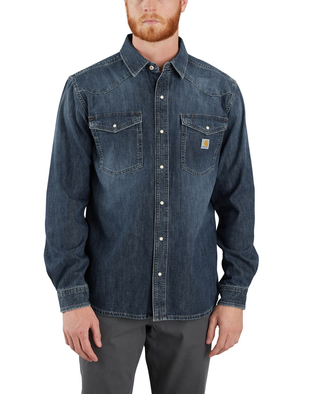 Carhartt Montana Denim Relaxed Long Sleeve Shirt