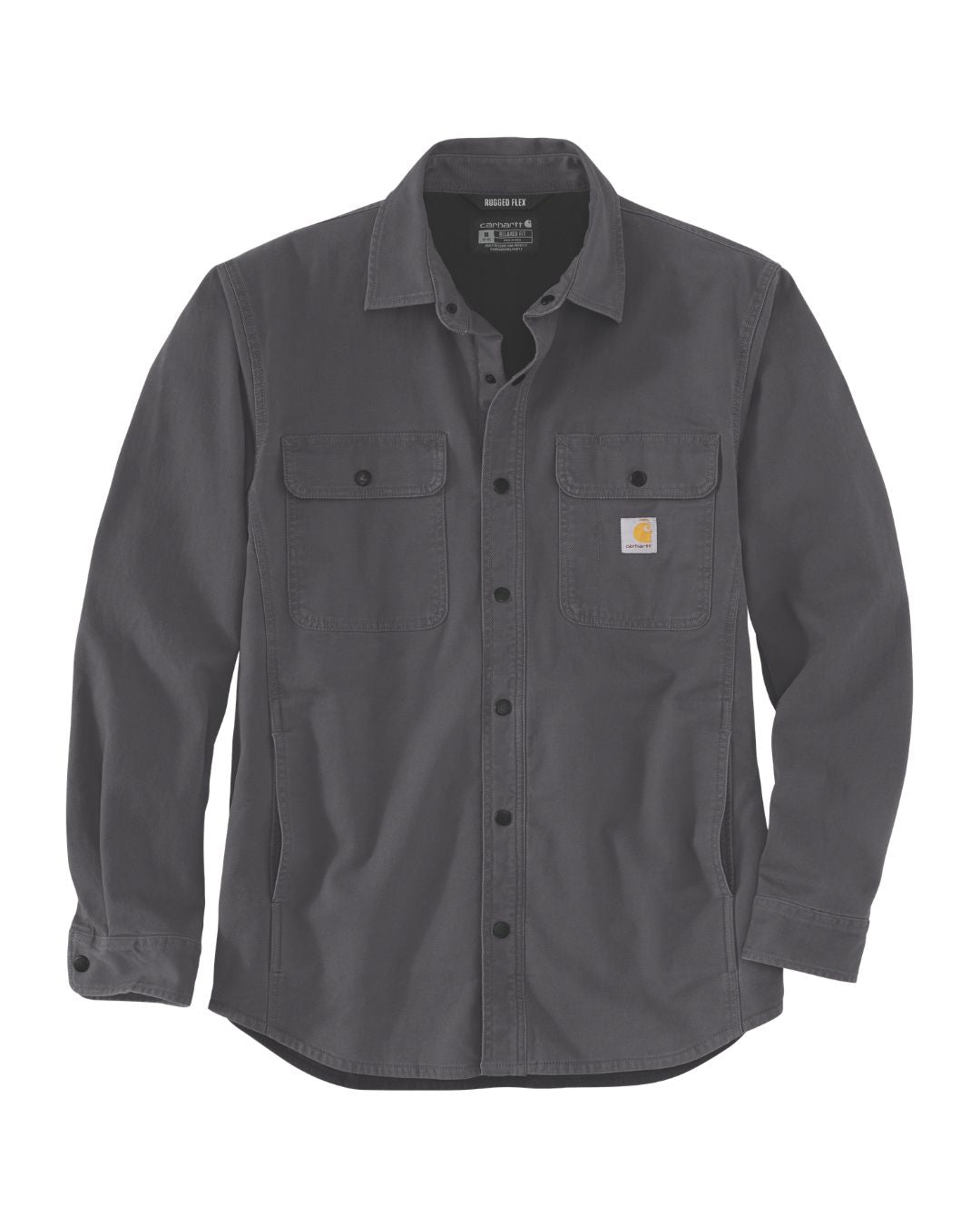 Carhartt Rugged Flex Relaxed Fit Canvas Fleece-Lined Shirt