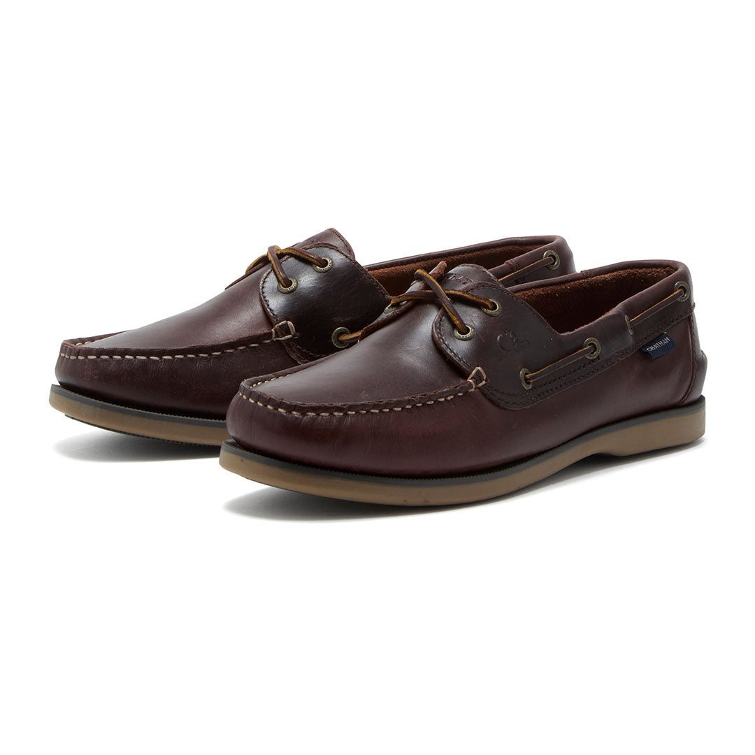 Chatham Whitstable Leather Boat Shoes