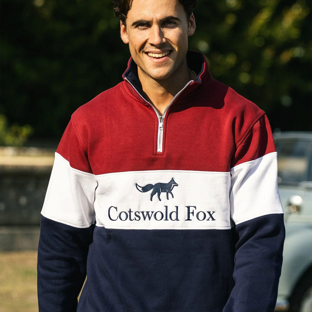 Cotswold Fox Cirencester Quarter Zip Jumper