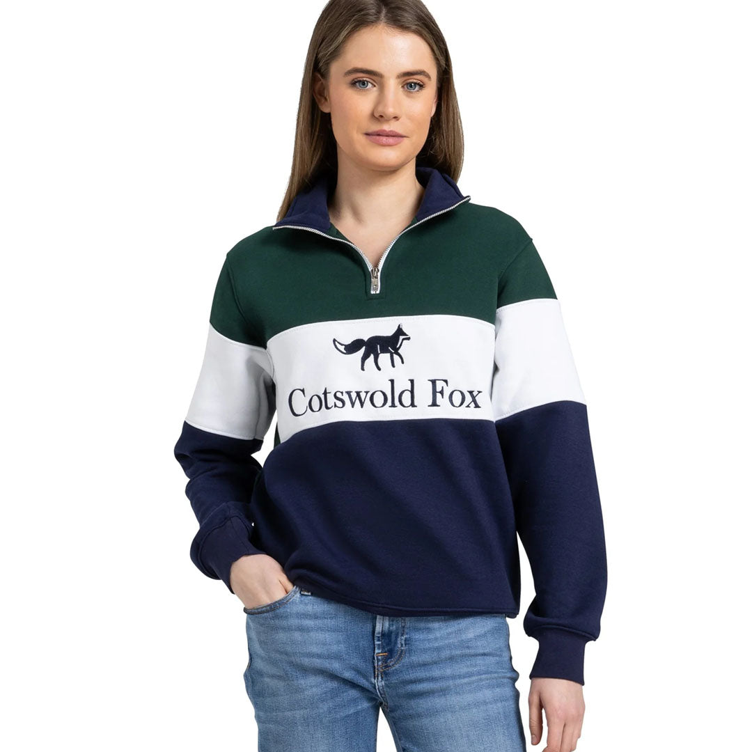 Cotswold Fox Cirencester Quarter Zip Jumper
