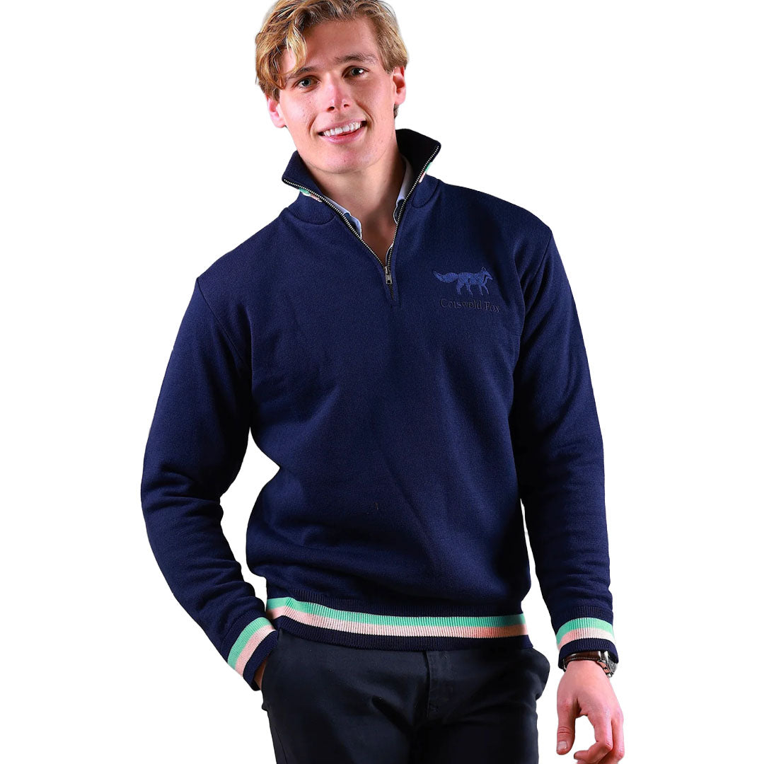 Cotswold Fox Knitted Quarter Zip