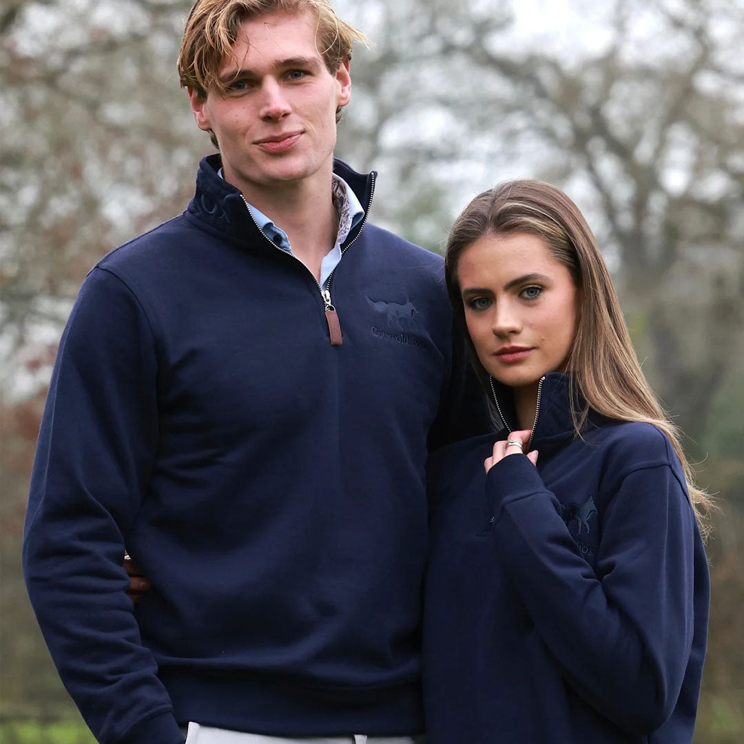 Cotswold Fox Tetbury Quarter Zip Jumper