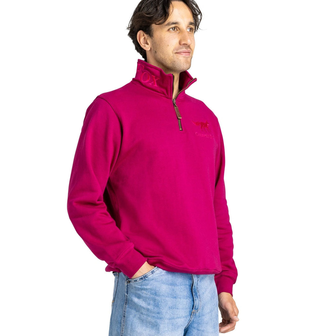 Cotswold Fox Tetbury Quarter Zip Jumper