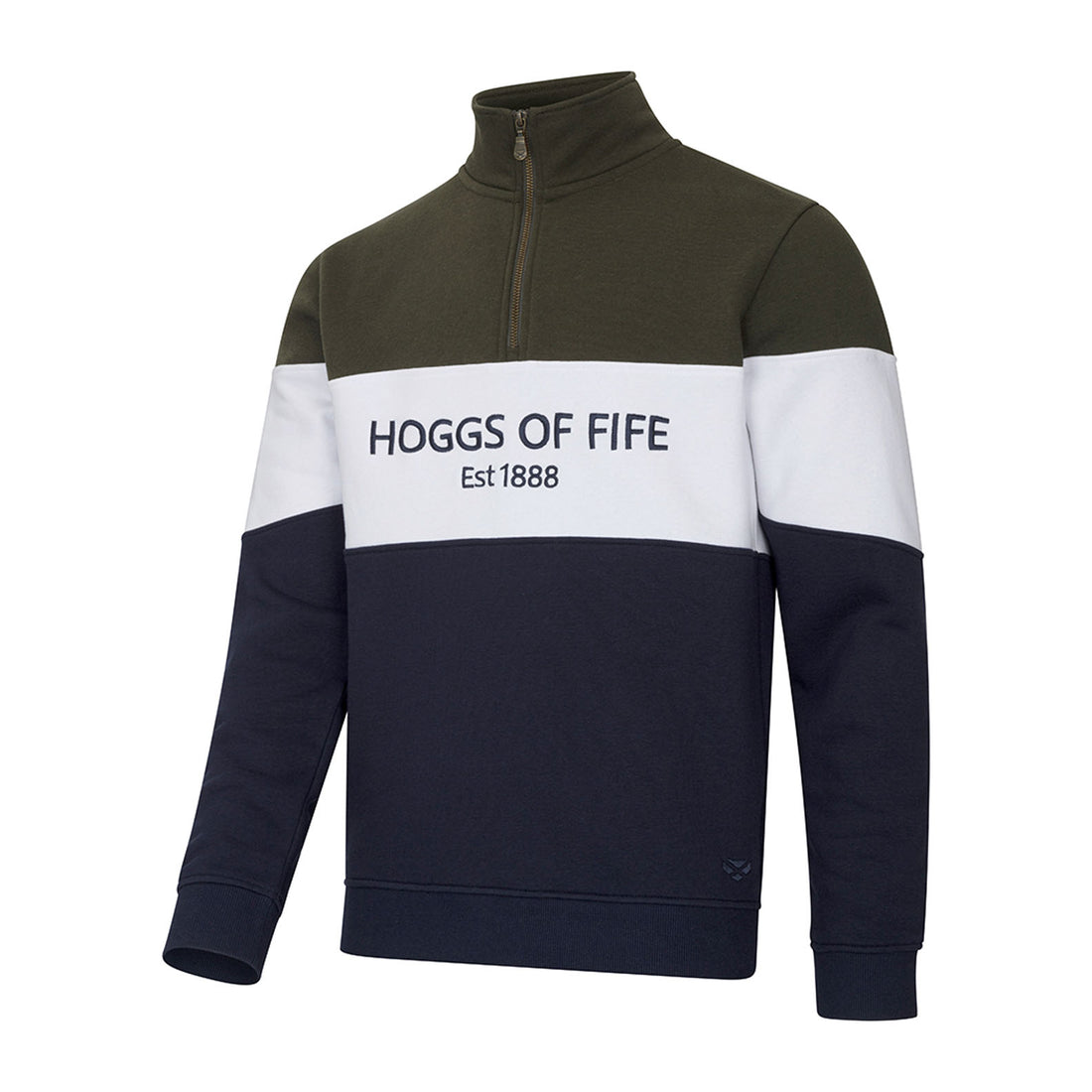 Hoggs Of Fife Dumfries 1888 Gents 1/4 Zip Sweatshirt