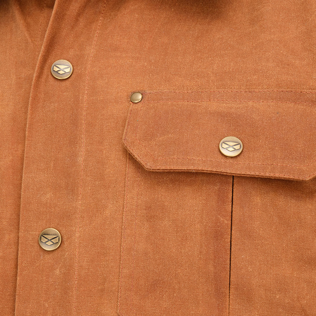 Hoggs of Fife Huntly Waxed Canvas Utility Overshirt