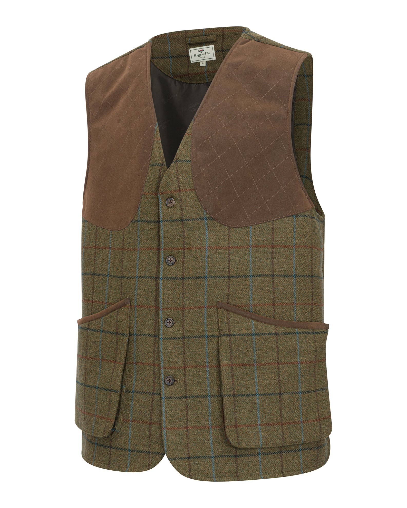 Hoggs of Fife Kingussie Technical Tweed Field Waistcoat