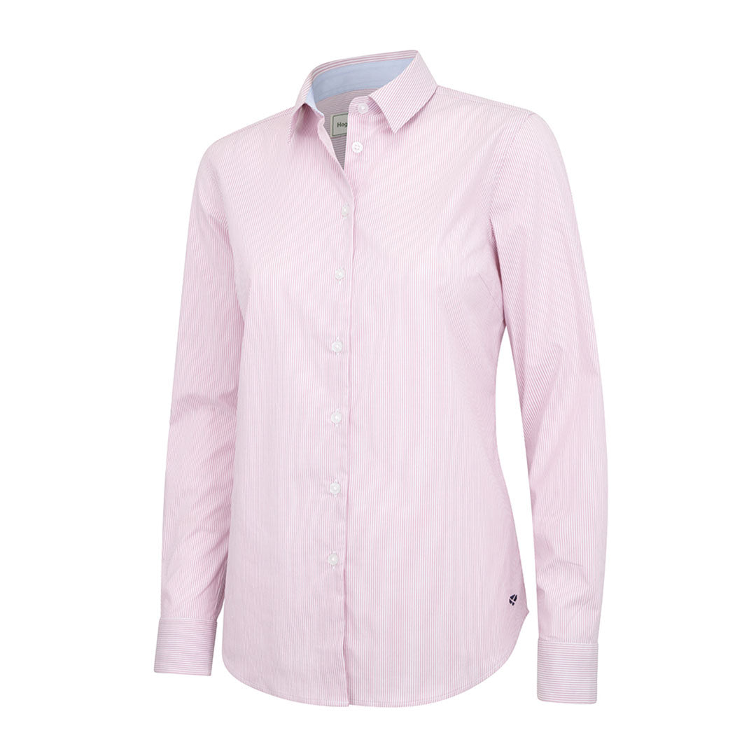Hoggs of Fife Ladies Ingliston Stretch Stripe Shirt