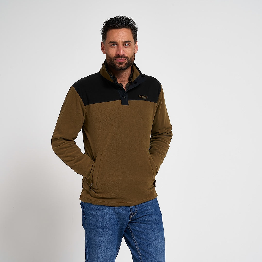 Jack Pyke Snap Neck Fleece Top