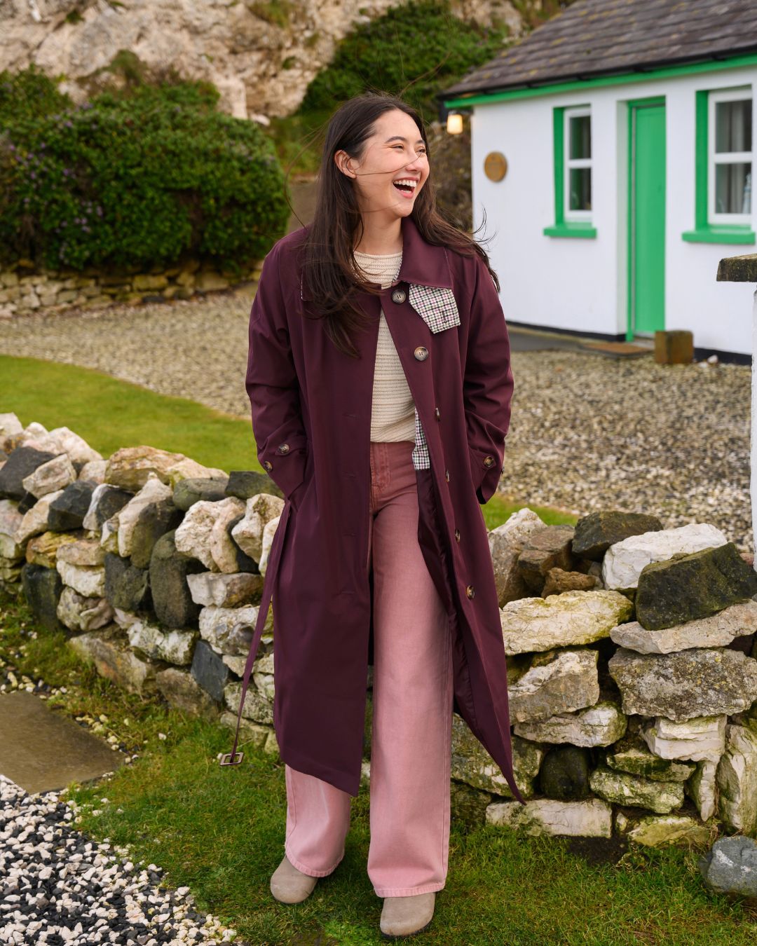 Lighthouse Ladies Harper Trench Coat