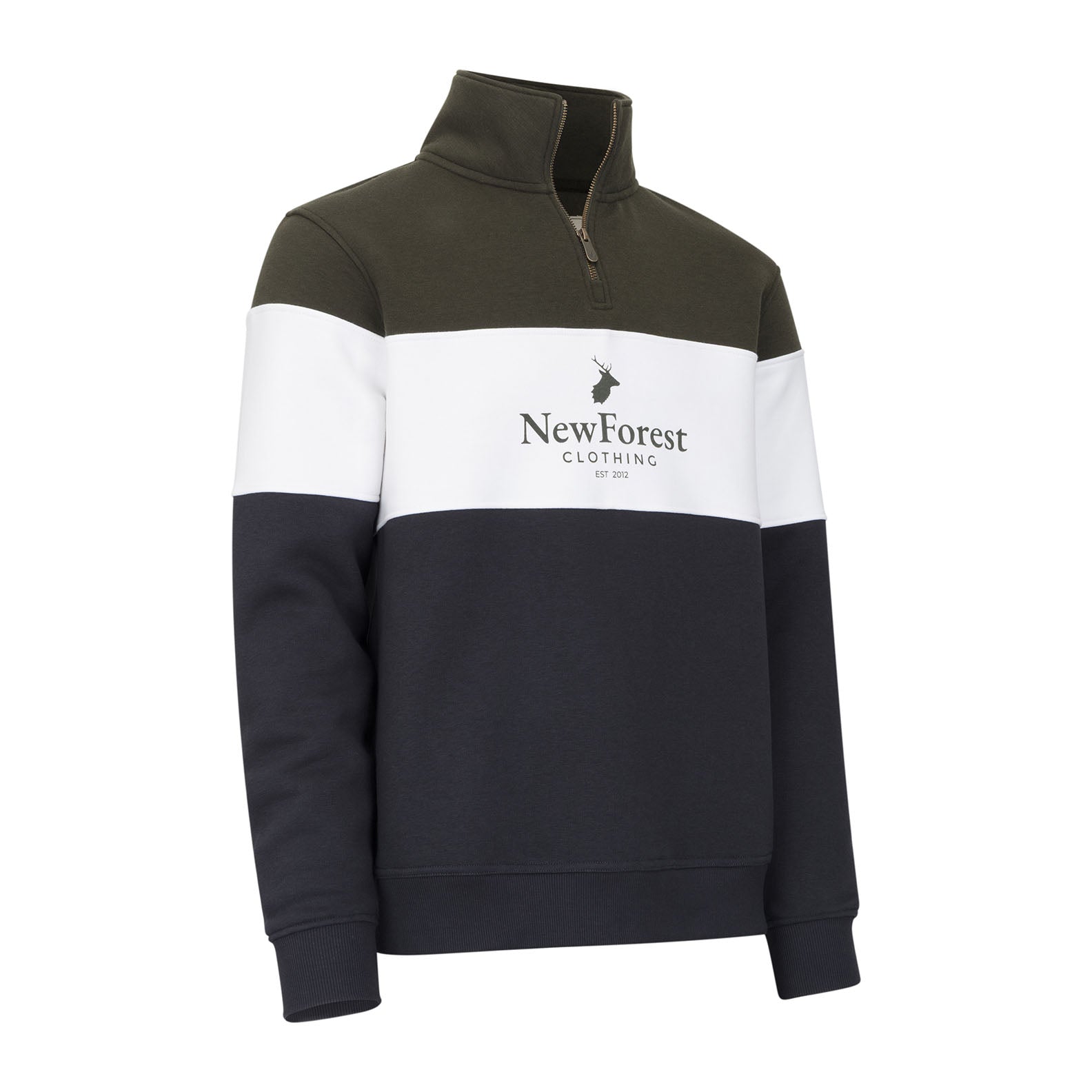 New Forest Heritage Logo Quarter Zip Jumper