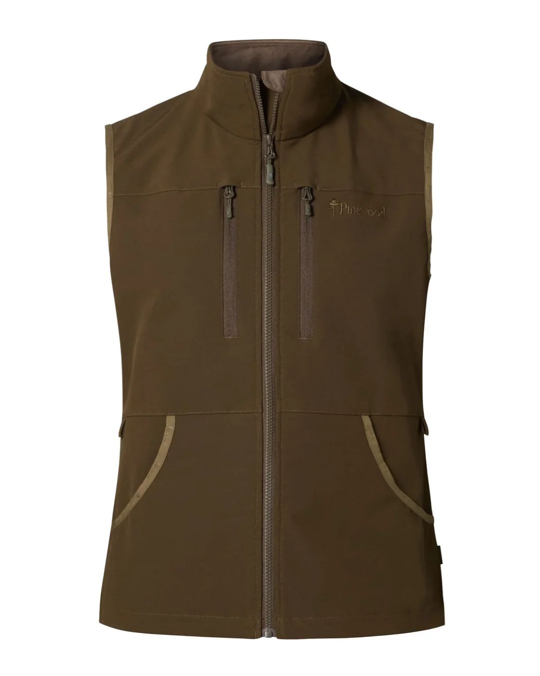 Pinewood Women’s Dog Sports Stretch Vest Dark Olive