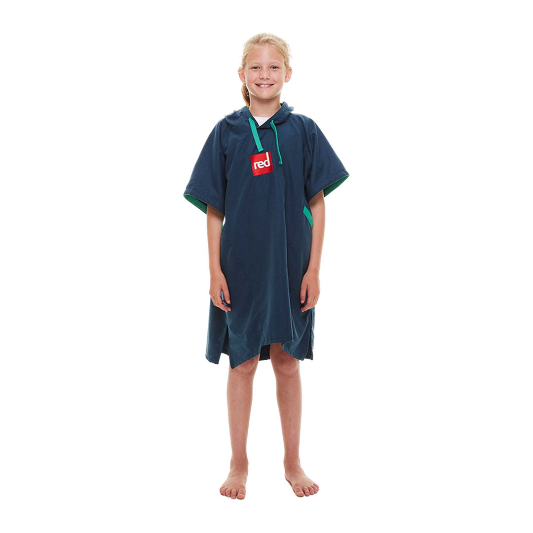 Red Kids Quick Dry Microfibre Changing Robe