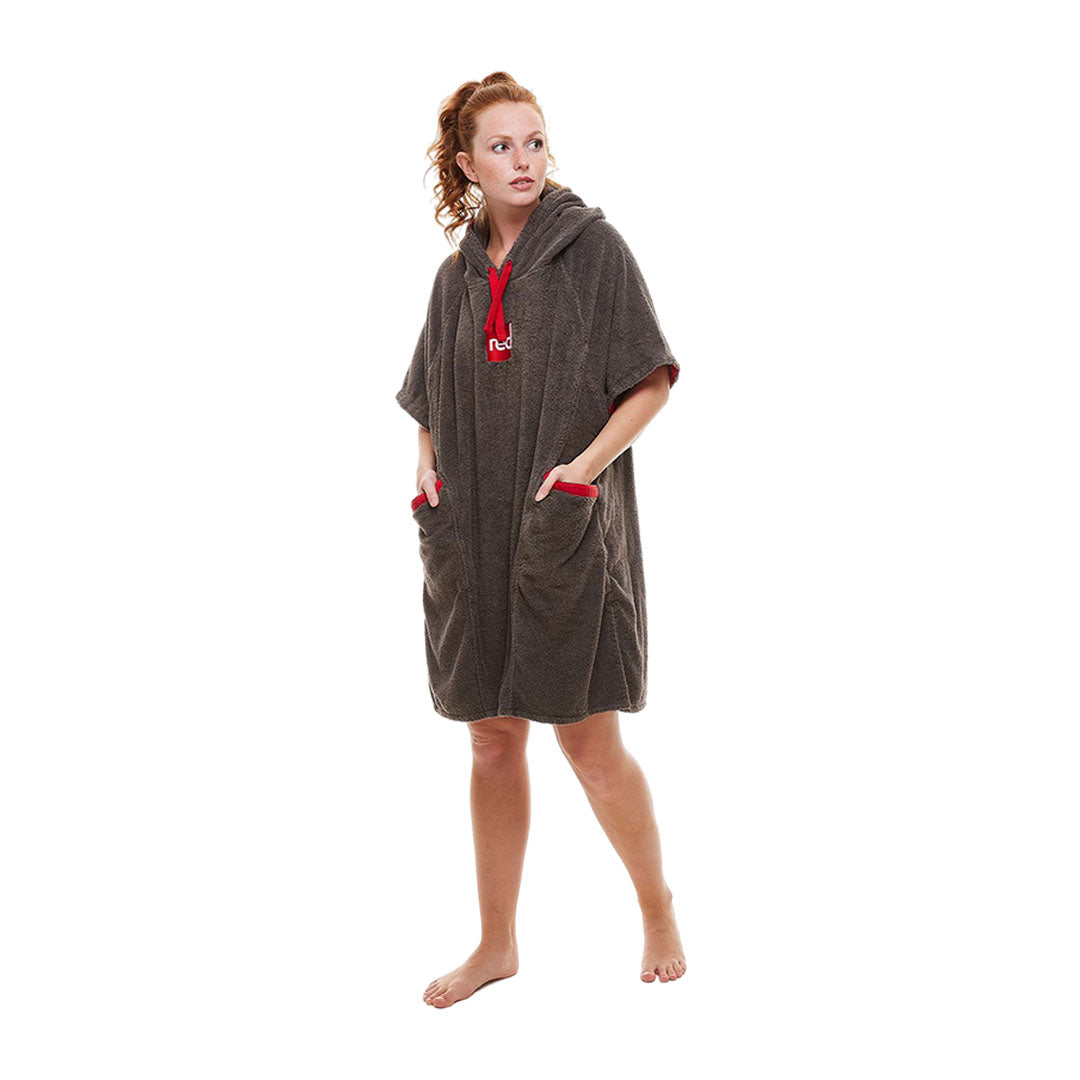 Red Luxury Towelling Change Robe