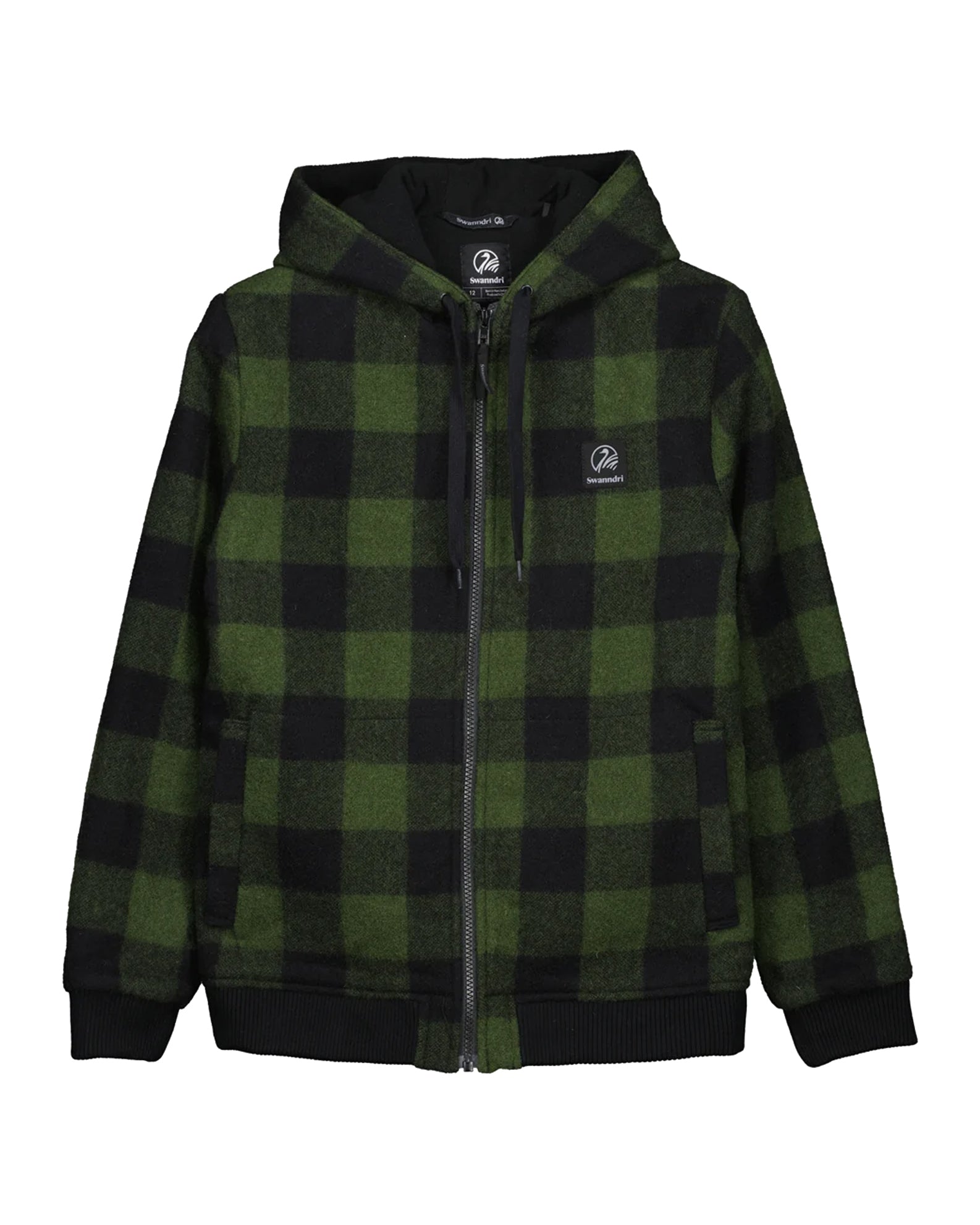 Swanndri Crooked River Kid’s Wool Hoodie