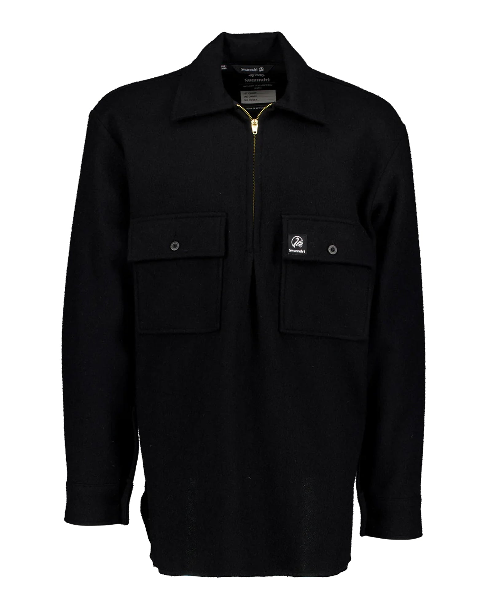 Swanndri Ranger Wool Zip Front Bushshirt