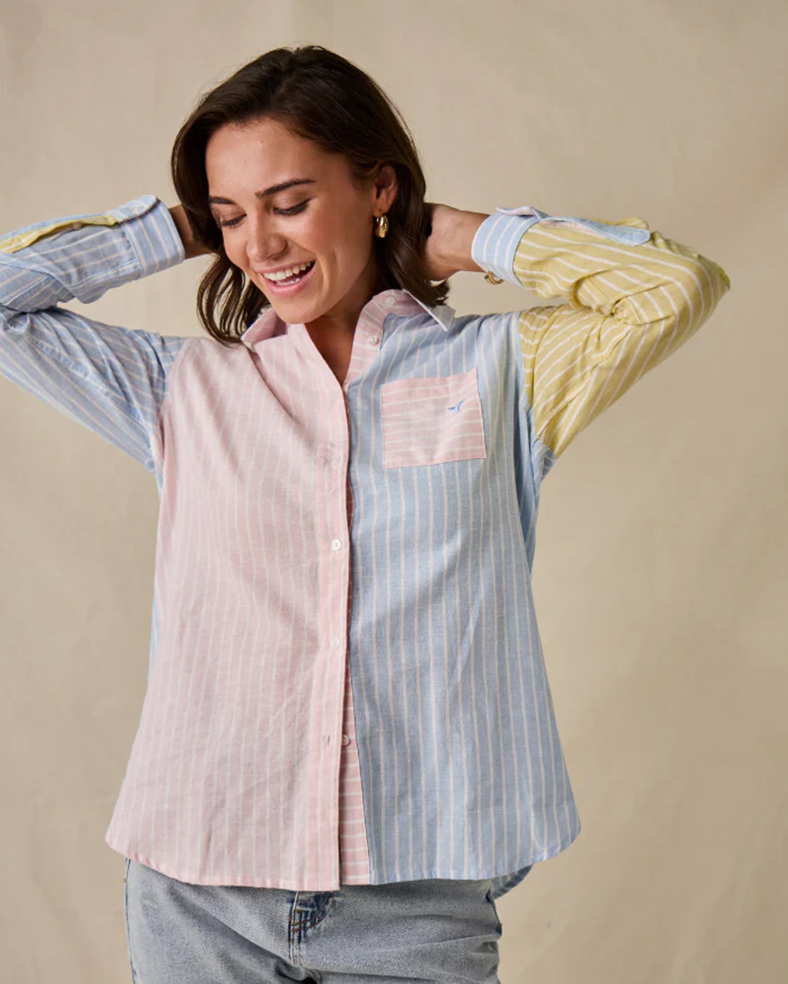 Whale of a Time Womens Banbury Linen Shirt