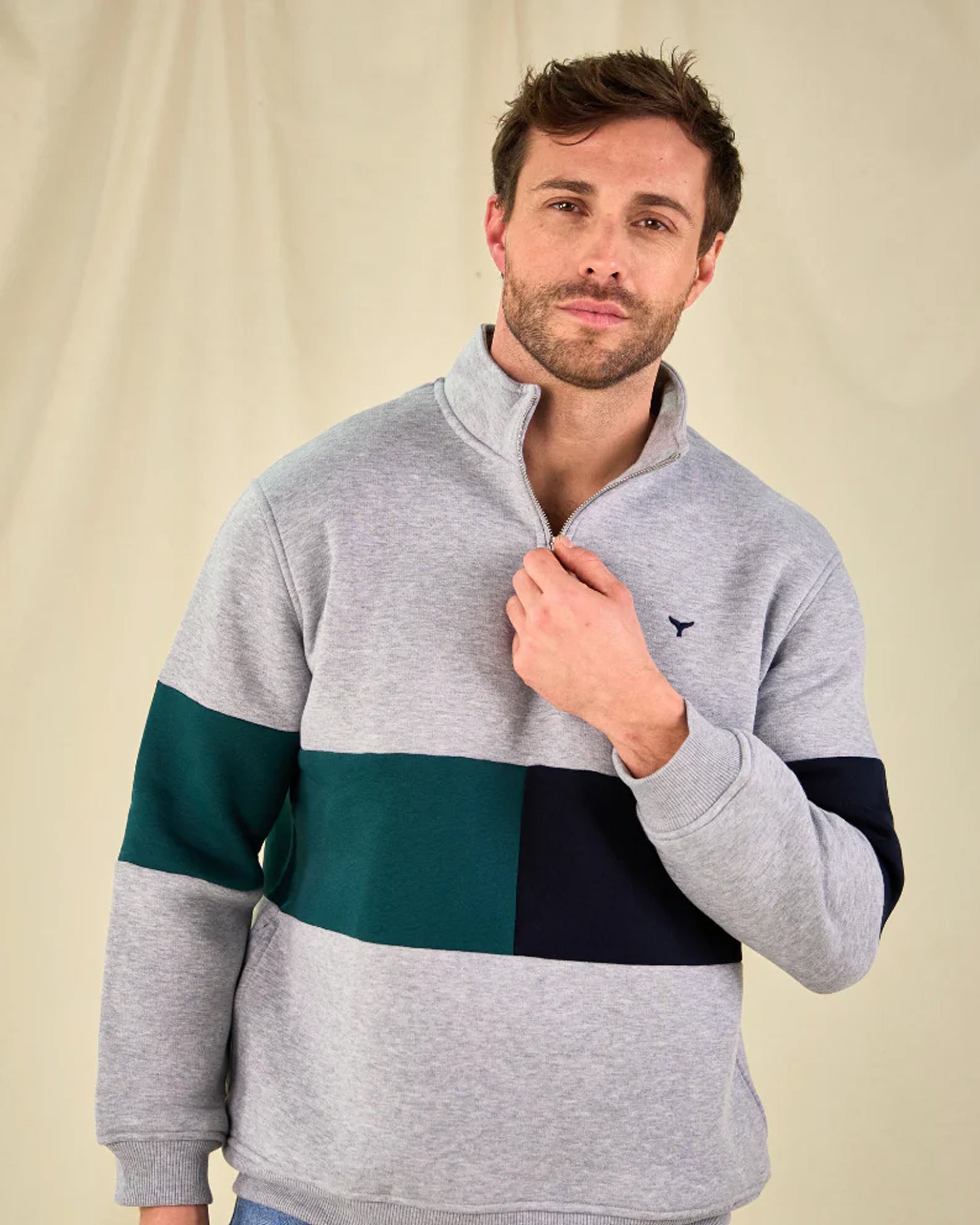 Whale of a Time Unisex Norfolk Quarter Zip