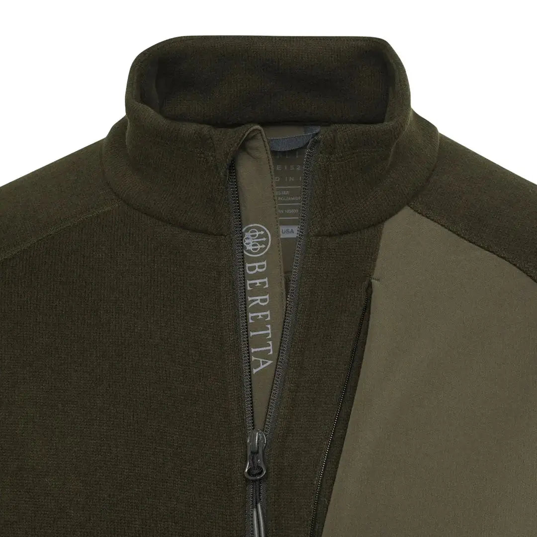Green Beretta Abisko zip fleece perfect for country clothing and outdoor adventures