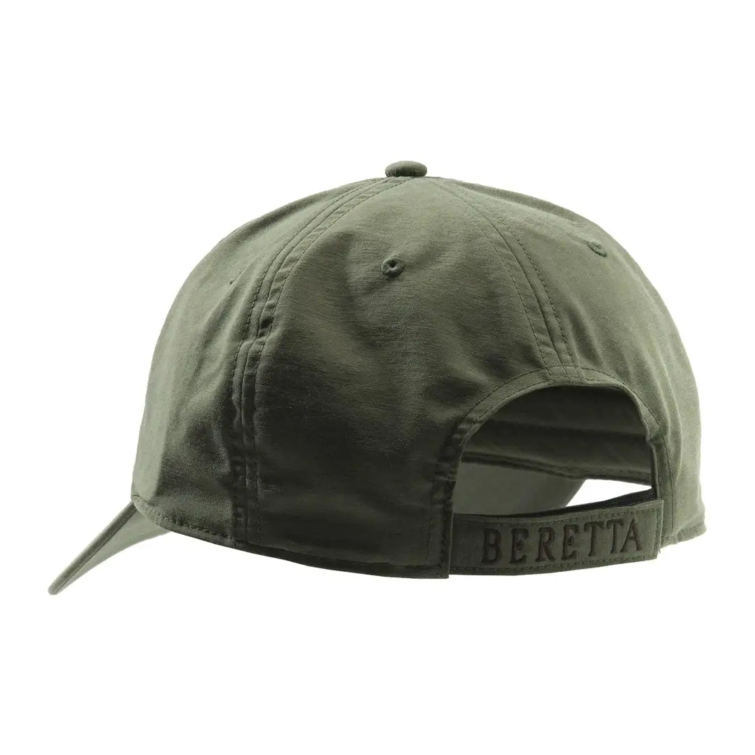 Olive green Beretta Big B Cap perfect for country clothing and outdoor hunting adventures