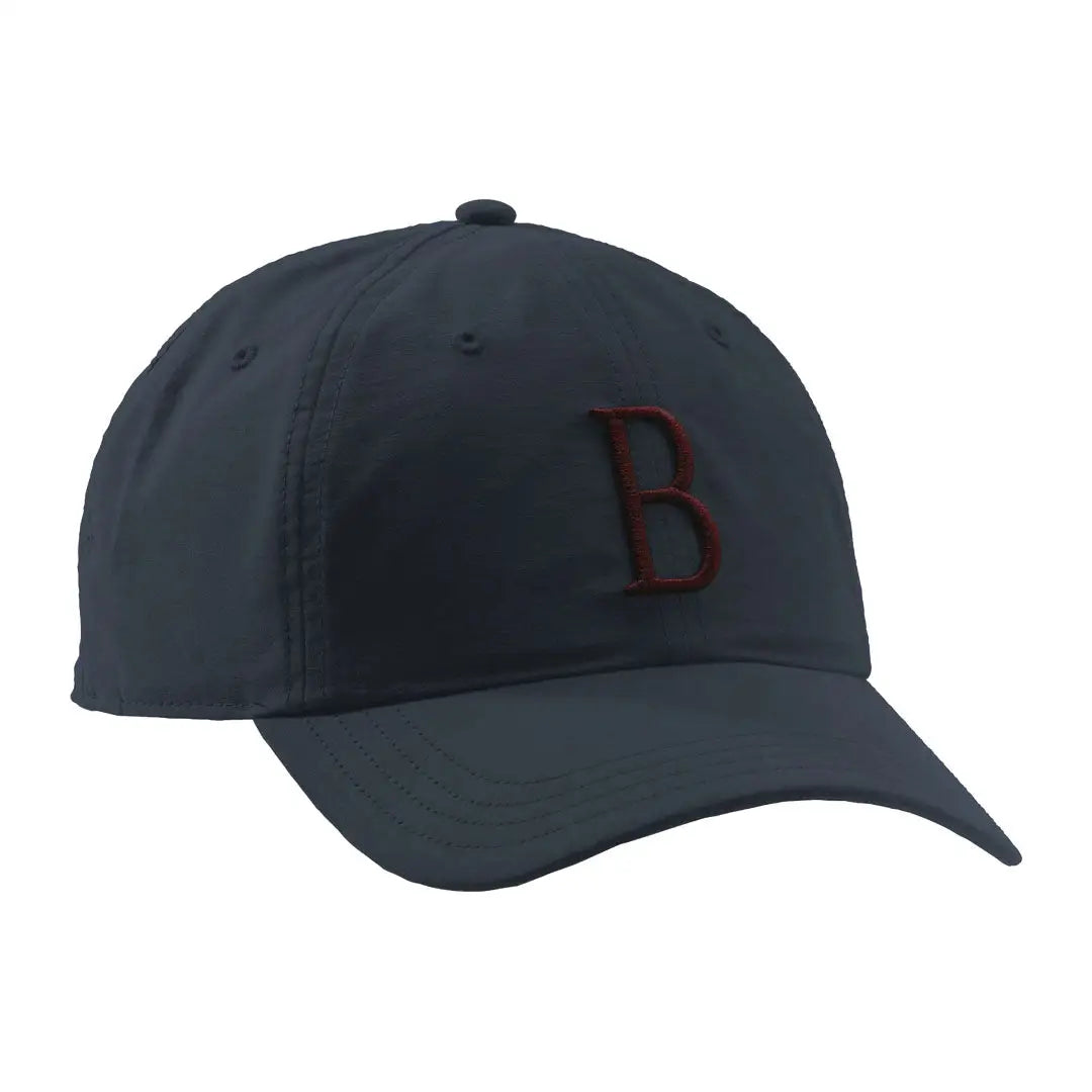 Cool Navy baseball cap with a red B, perfect for country clothing fans, Beretta Big B Cap