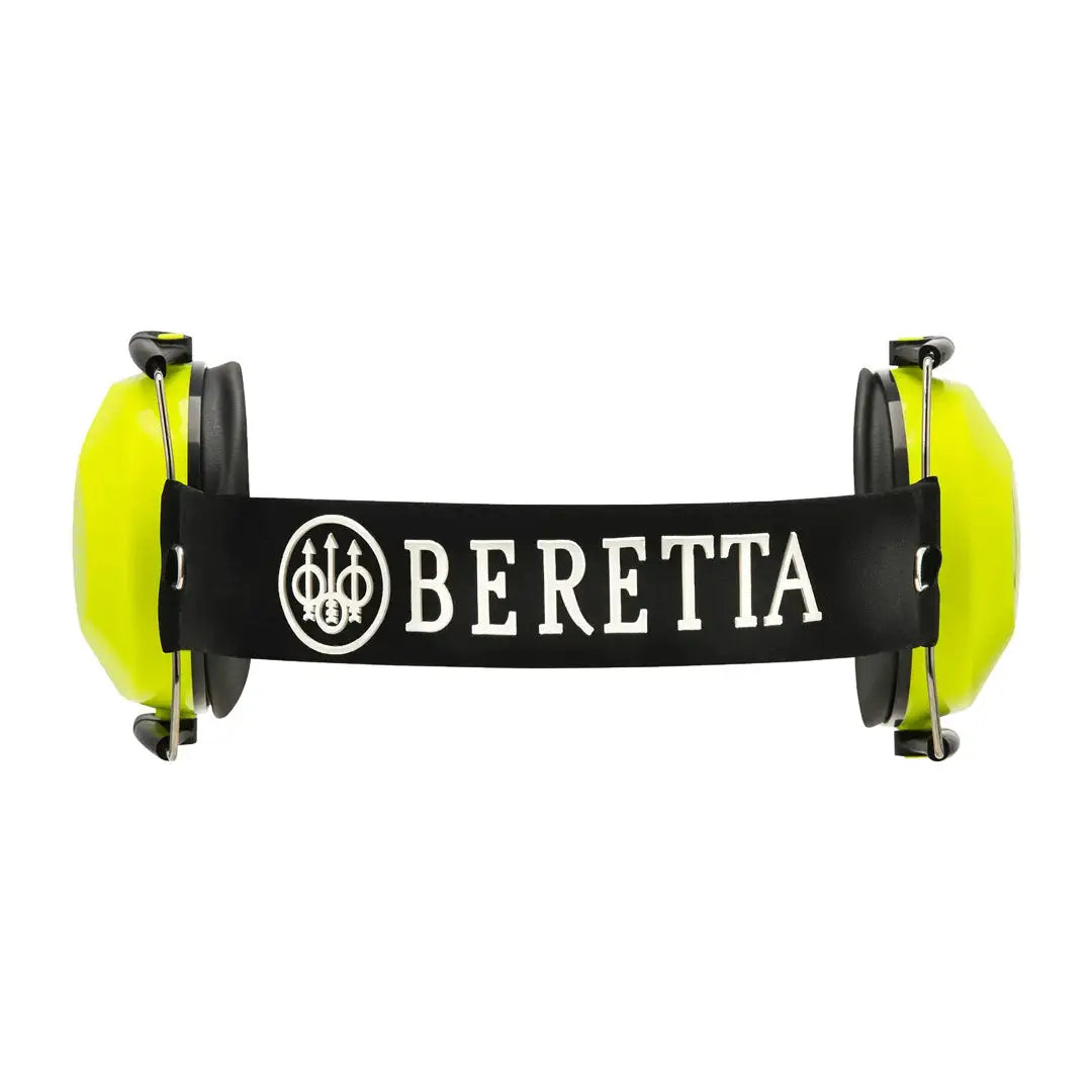 Yellow Beretta Earmuffs for hunting and country clothing protection