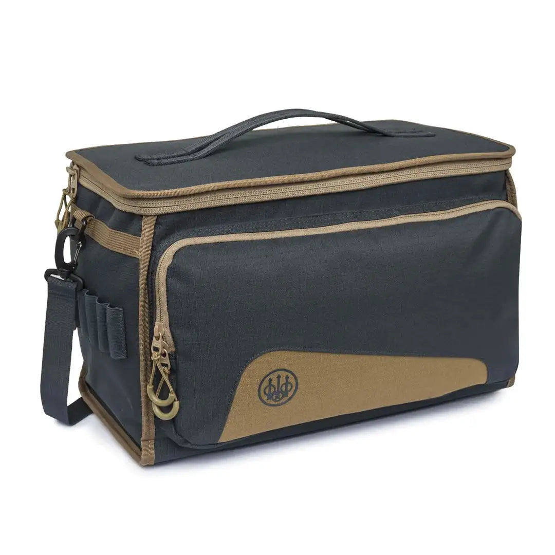 Black and tan rectangular Beretta GameKeeper EVO Cart Bag for easy game day transport