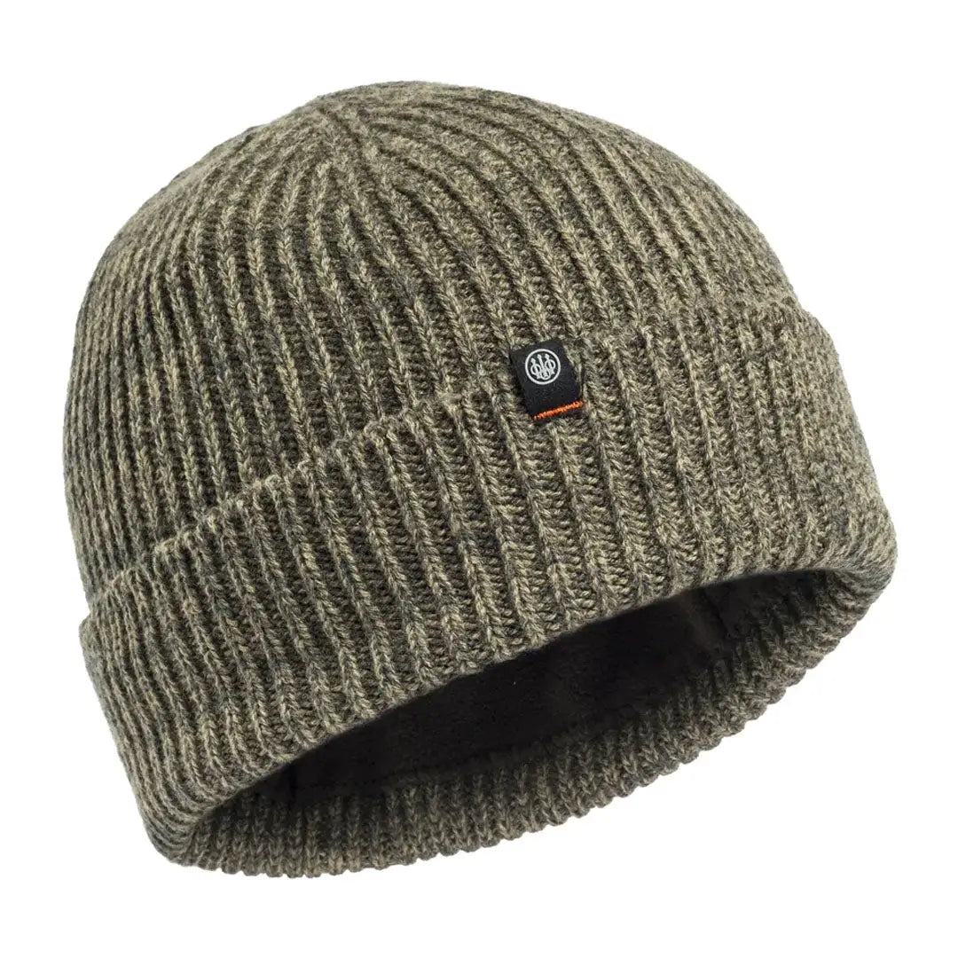 Olive green knit beanie from Beretta Marten Beanie for country clothing and hunting trips