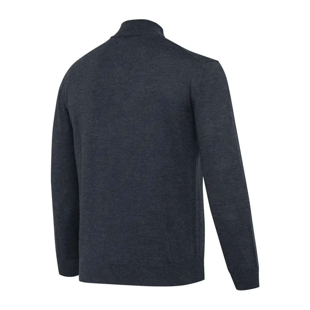 Navy blue knit sweater from Beretta Merino Half Zip for country clothing and outdoor hunting