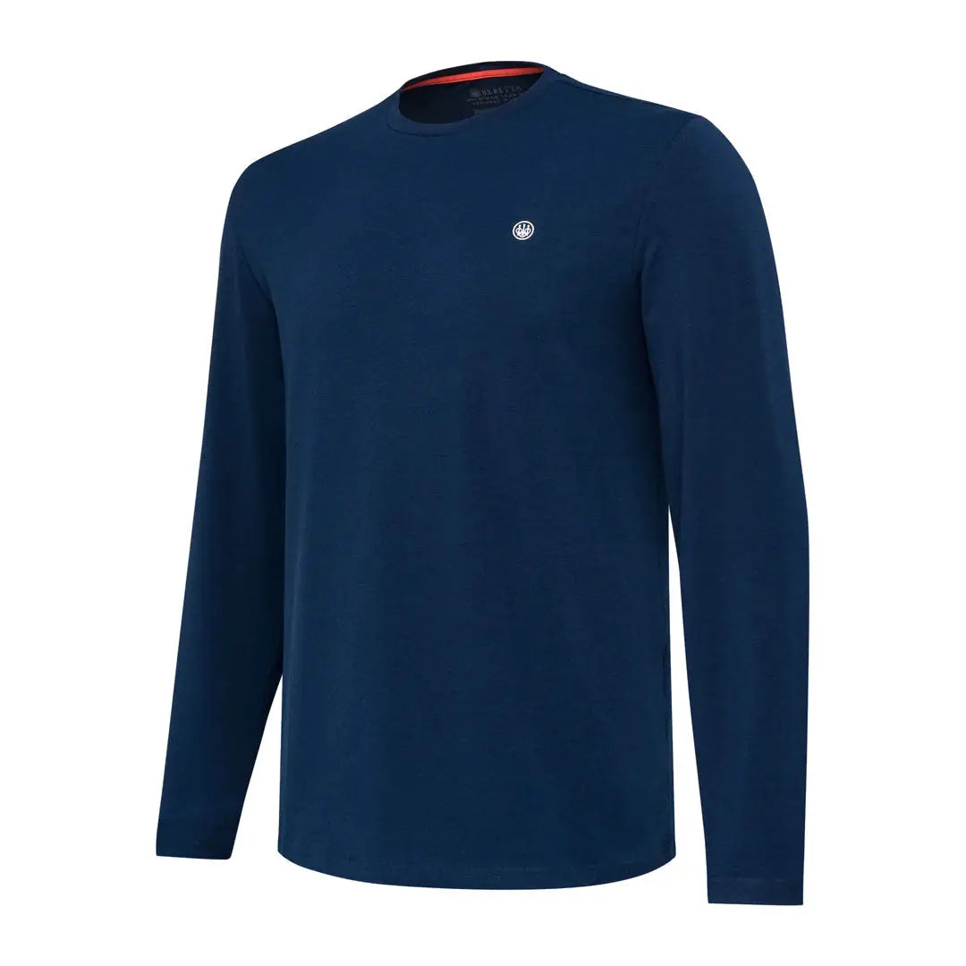Navy Beretta Team Long Sleeve T-Shirt for stylish, comfy everyday wear