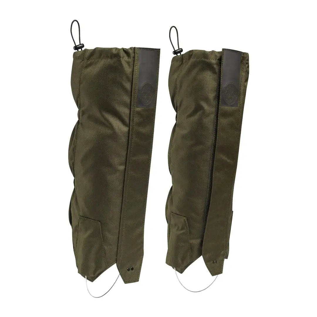 Olive green Beretta Thorn Ankle Gaiters with steel wire for country clothing waterproof gaiters