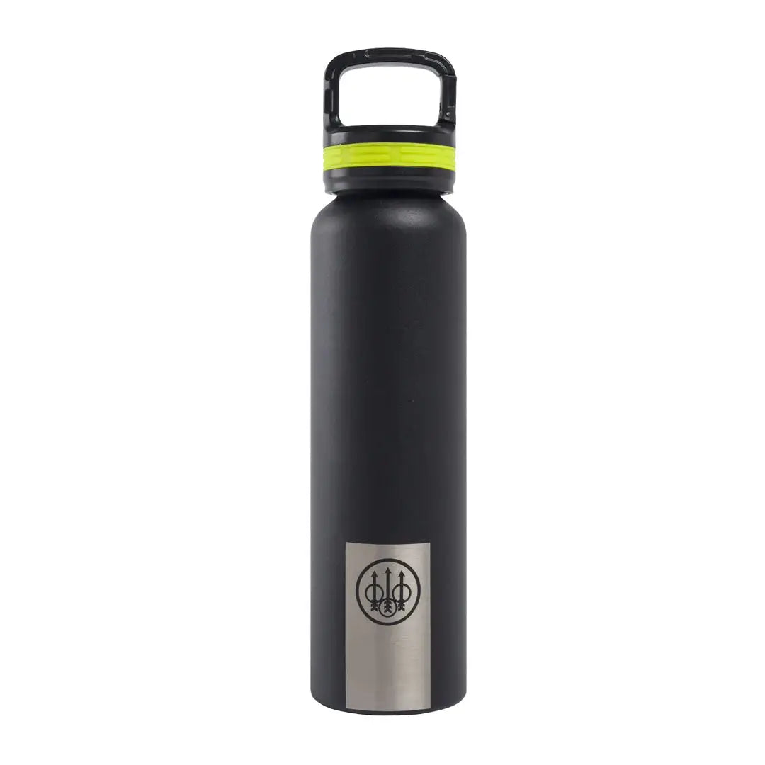 Beretta Water Bottle 24oz black water bottle with handle for easy carrying