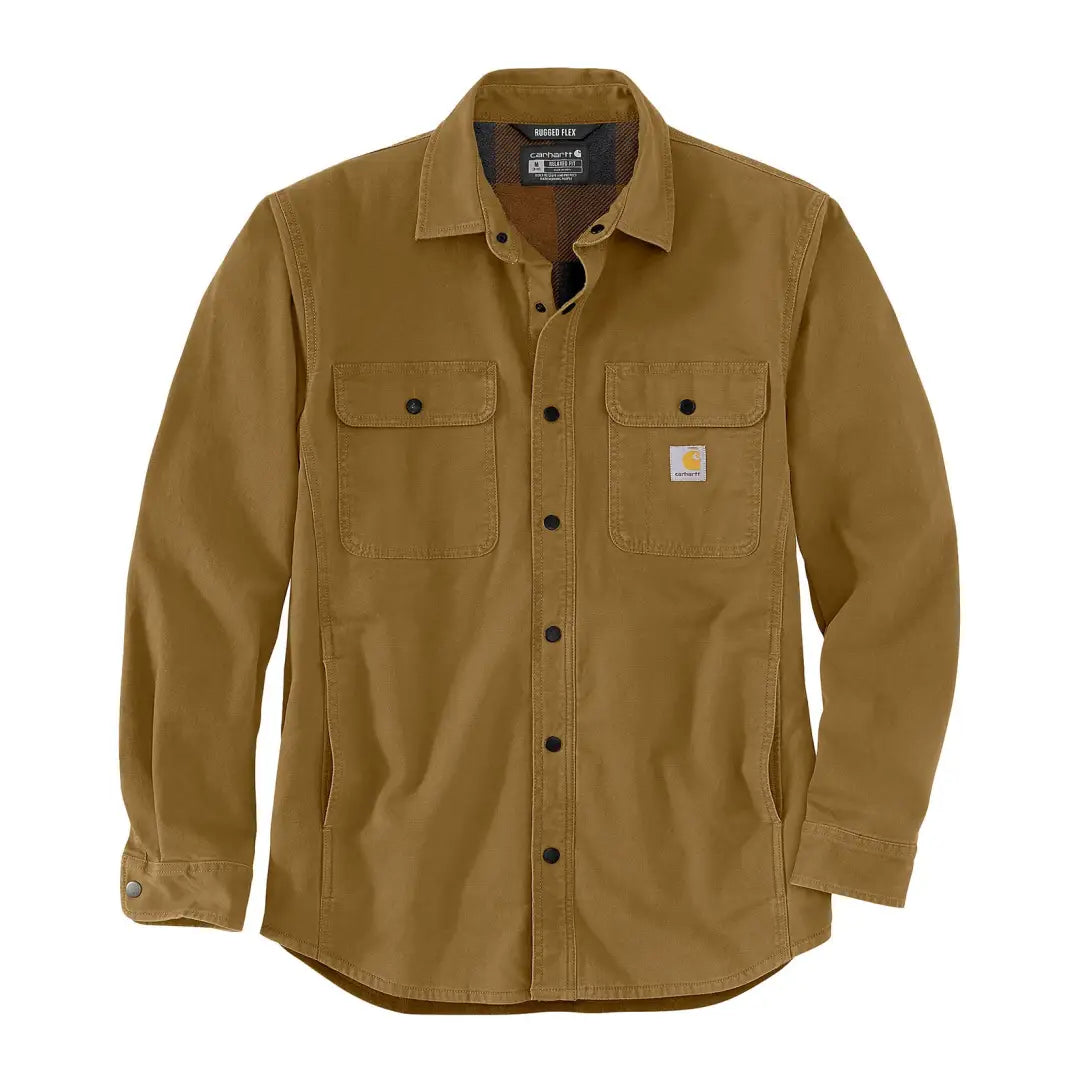 Carhartt Canvas Fleece Lined Shirt Jacket – New Forest Clothing