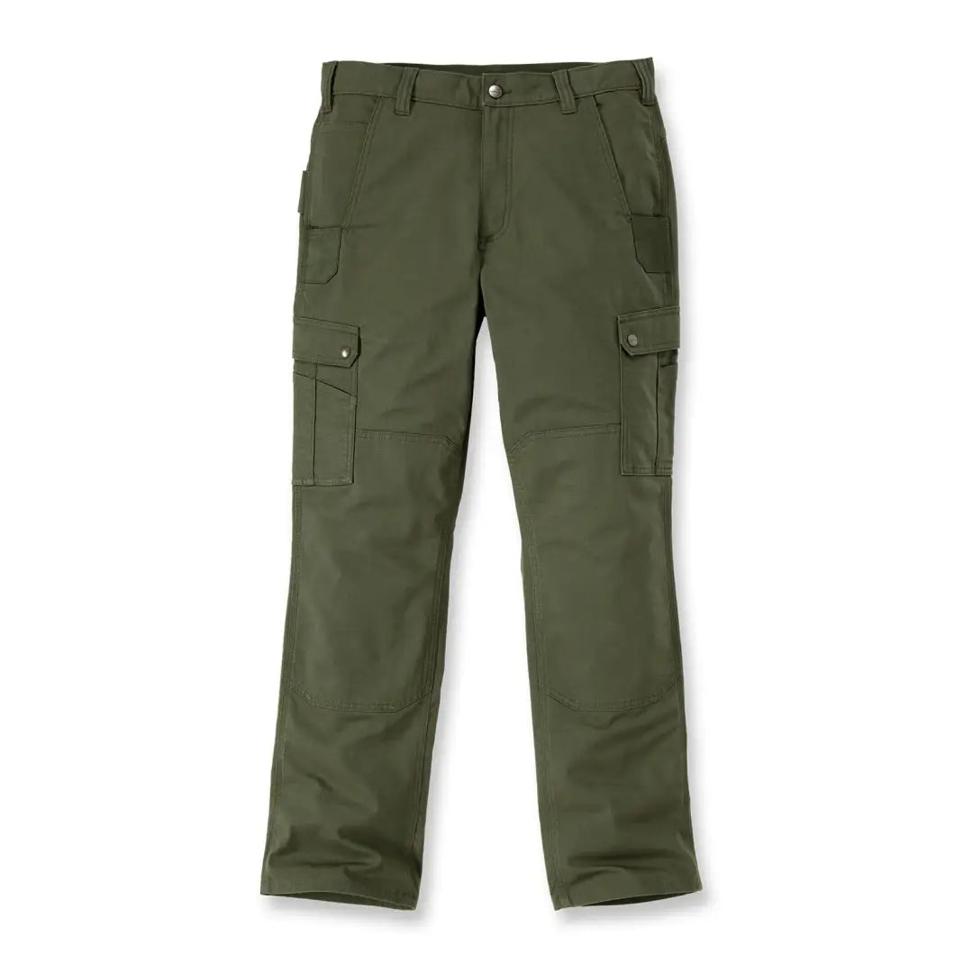 Carhartt relaxed ripstop cargo pants in olive green with pockets