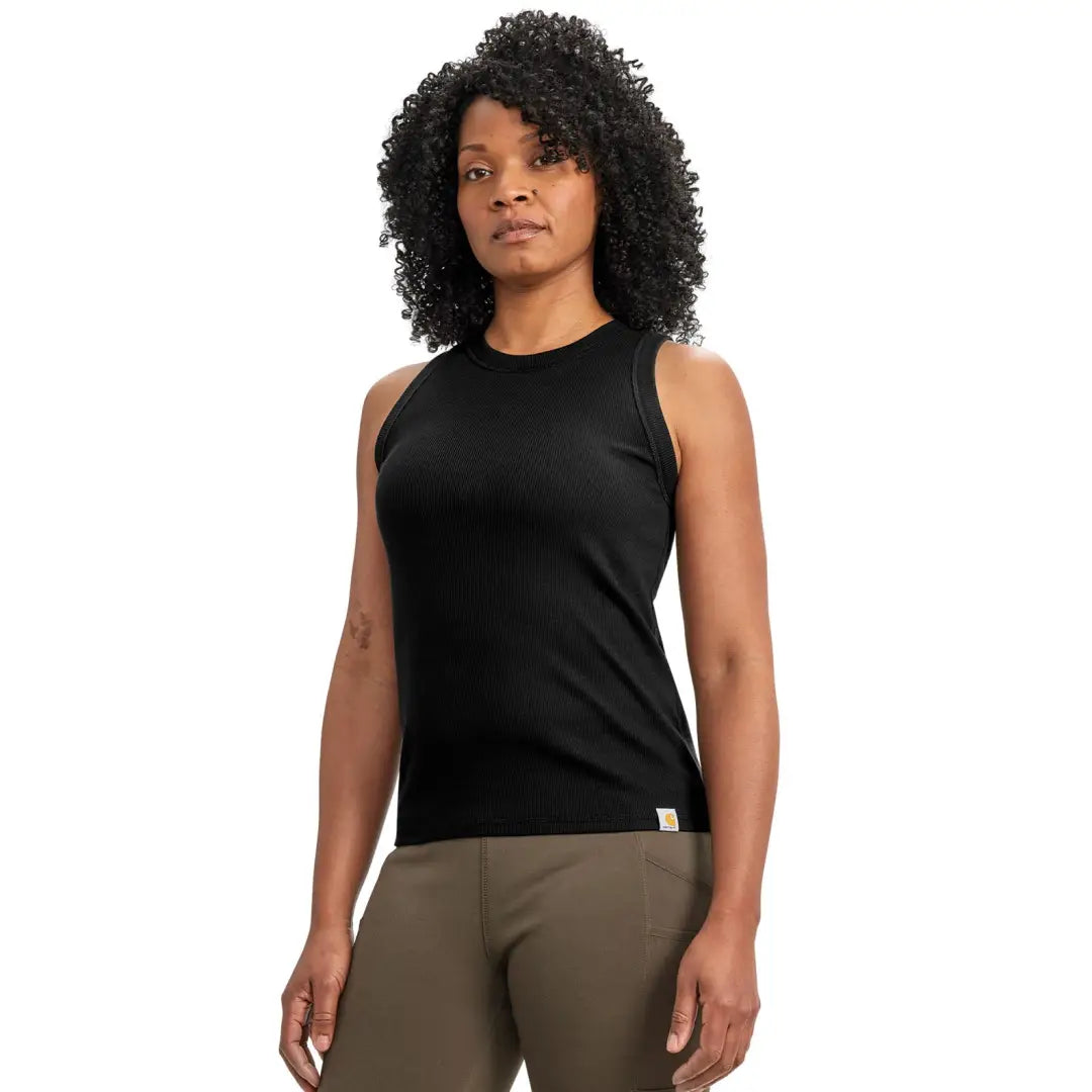 Carhartt womens fitted ribbed tank for country clothing outdoors