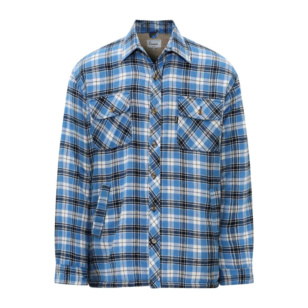 Fleece Lined Champion Tattersall Shirt Men's Champion Tattersall