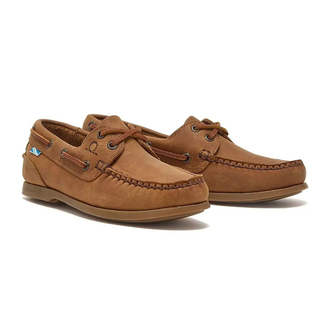 Chatham Deck Lady II G2 Premium Leather Boat Shoes – New Forest