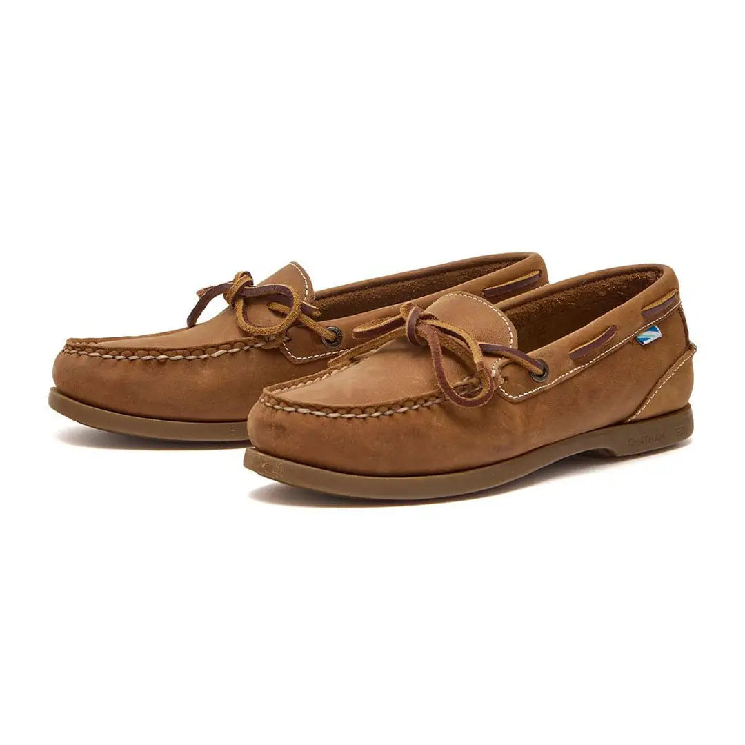 Deck Shoes Brown Slip On Shoes Womens Chatham Olivia Lady