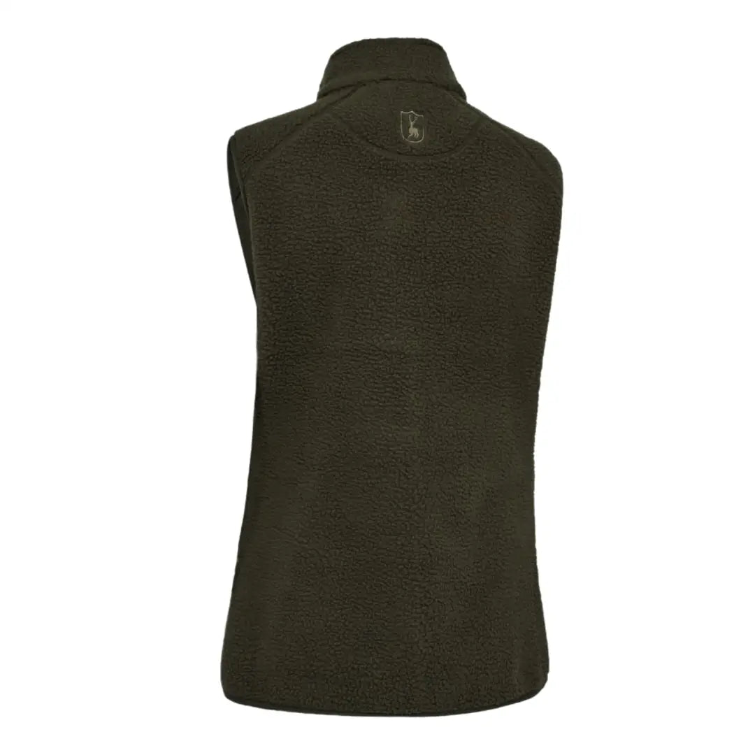 Olive green fleece vest from Deerhunter Lady Atlas Fleece Waistcoat perfect for country clothing and outdoor hunting