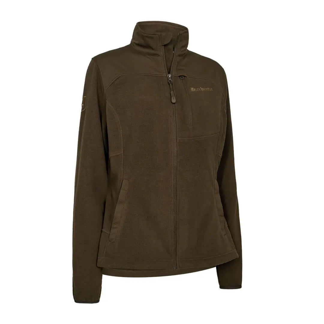 Olive green Deerhunter Lady Muflon Pro fleece jacket for country clothing and hunting