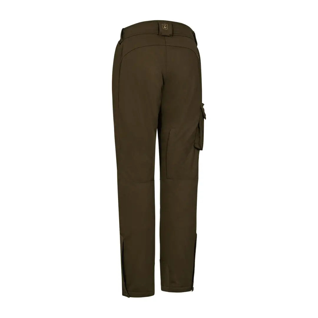 Olive green Deerhunter Lady Muflon Pro Trousers for outdoor adventures