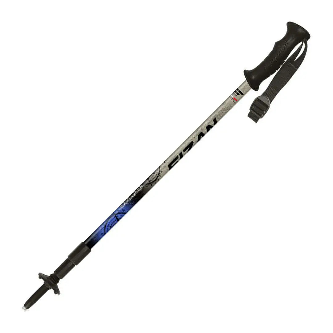 Adjustable Fizan Explorer trekking pole with wrist strap, perfect for country clothing and hunting