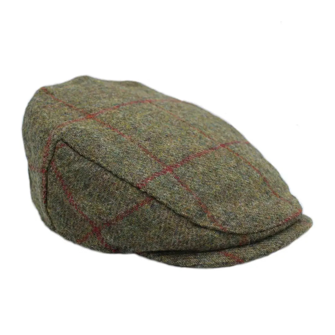 Heather Kinloch Waterproof British Tweed Flat Cap – New Forest