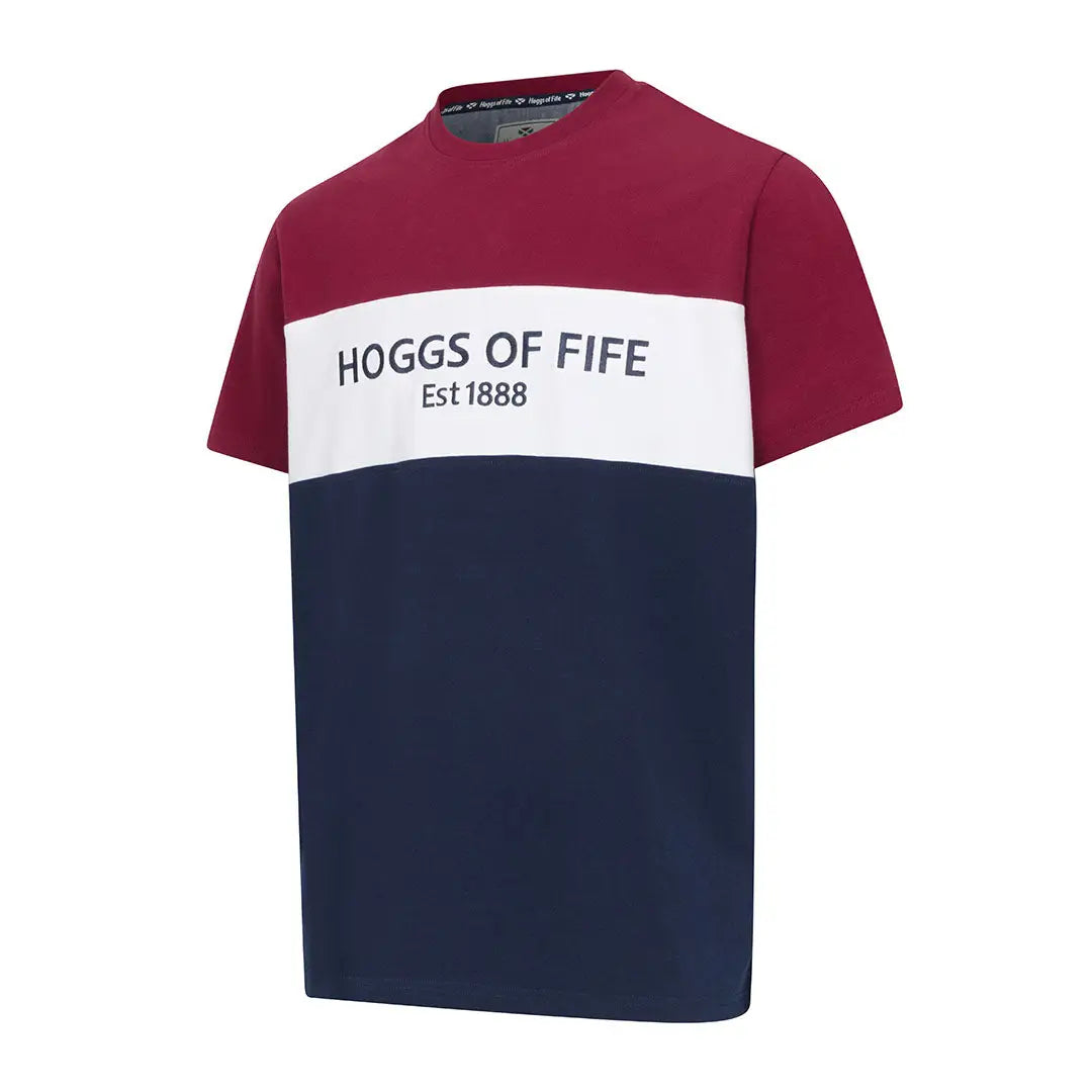 Color-block Hoggs of Fife Dalbeattie Colour Block T-Shirt for a casual look