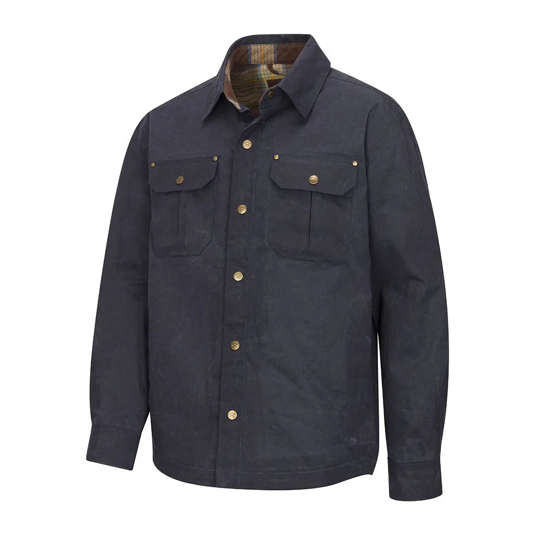 Hoggs of Fife Huntly Waxed Canvas Utility Overshirt – New Forest