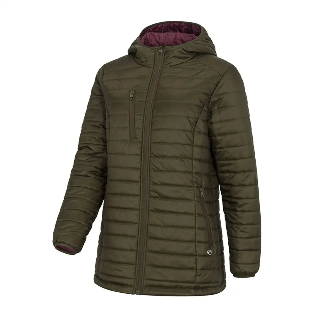 Ladies smart hooded coat shop