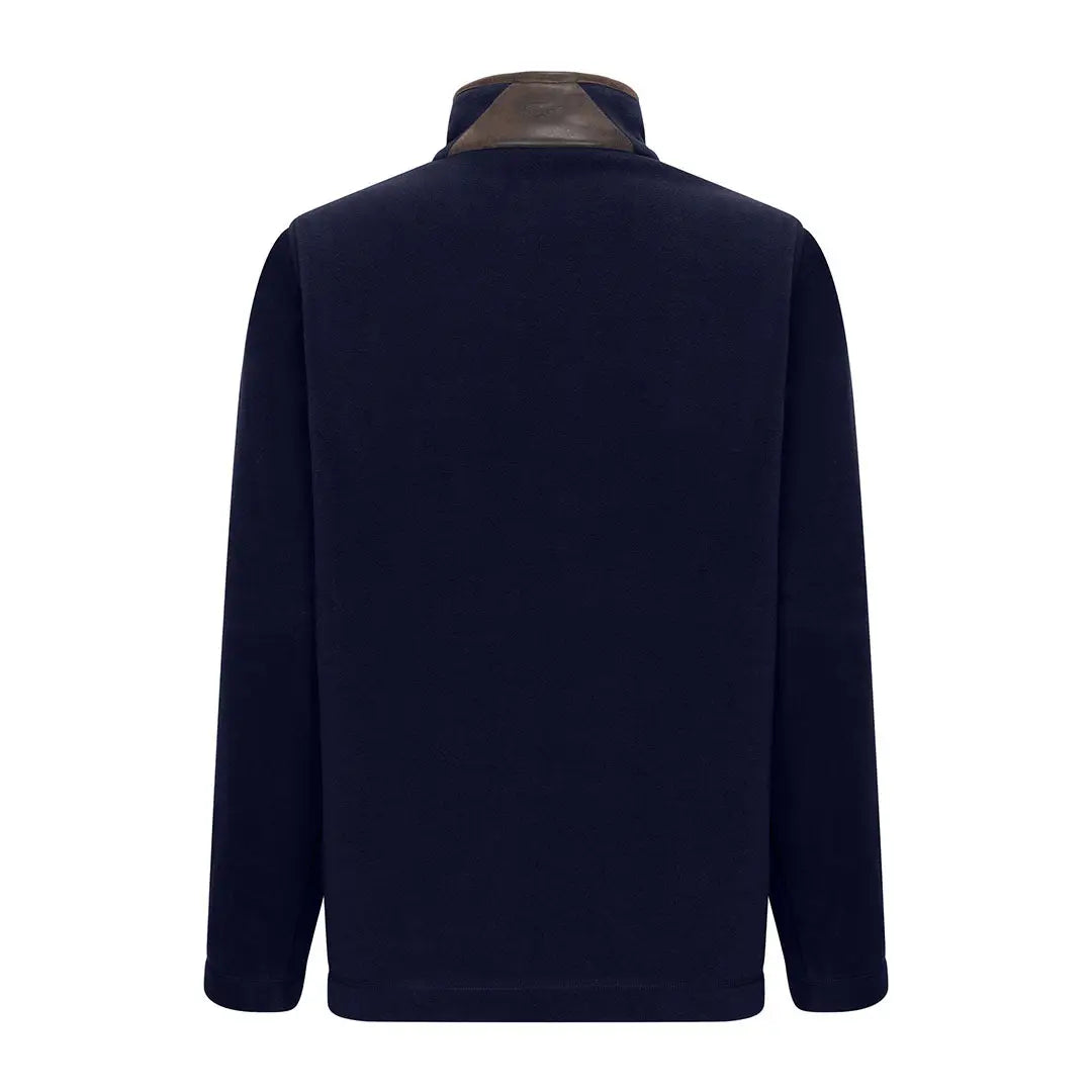 Navy blue long-sleeved zip fleece jacket for ladies from Hoggs of Fife, perfect country clothing