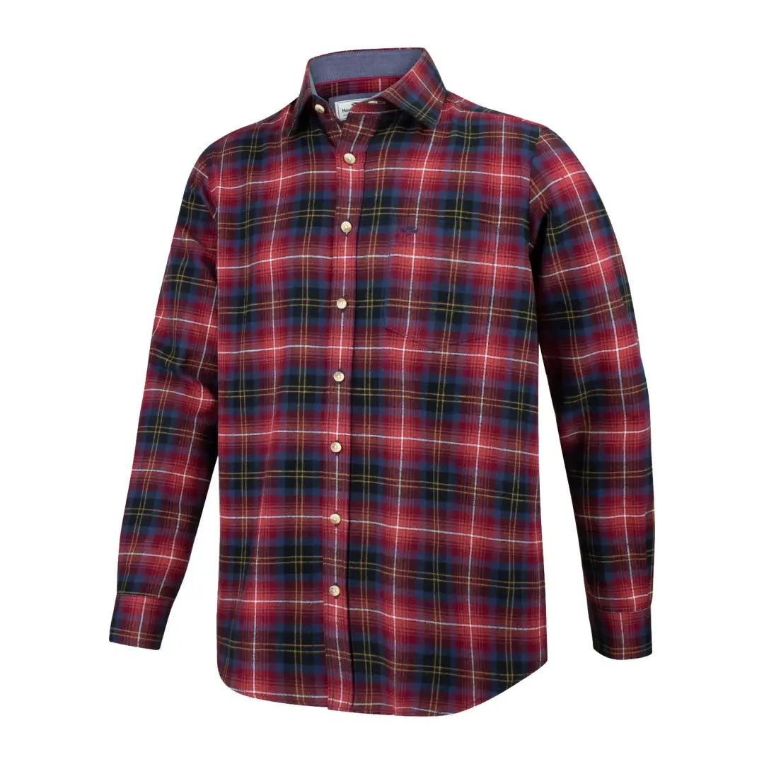 90'S Vintage RUGGED WEAR Long Sleeve Flannel Check Shirt, Men's Size XL unclear blue type Vintage Second Hand main image 0